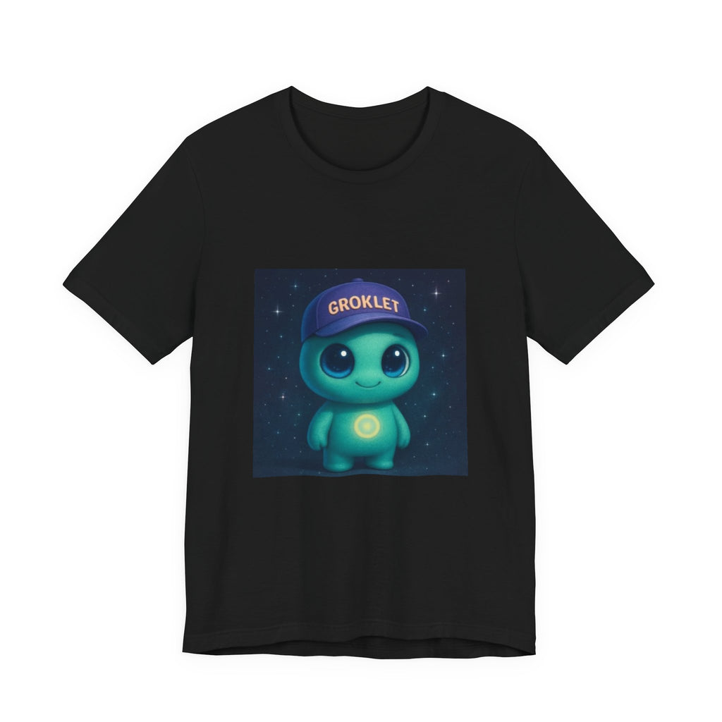 Groklet Alien Tee — Cute Glowing Space Creature T-Shirt