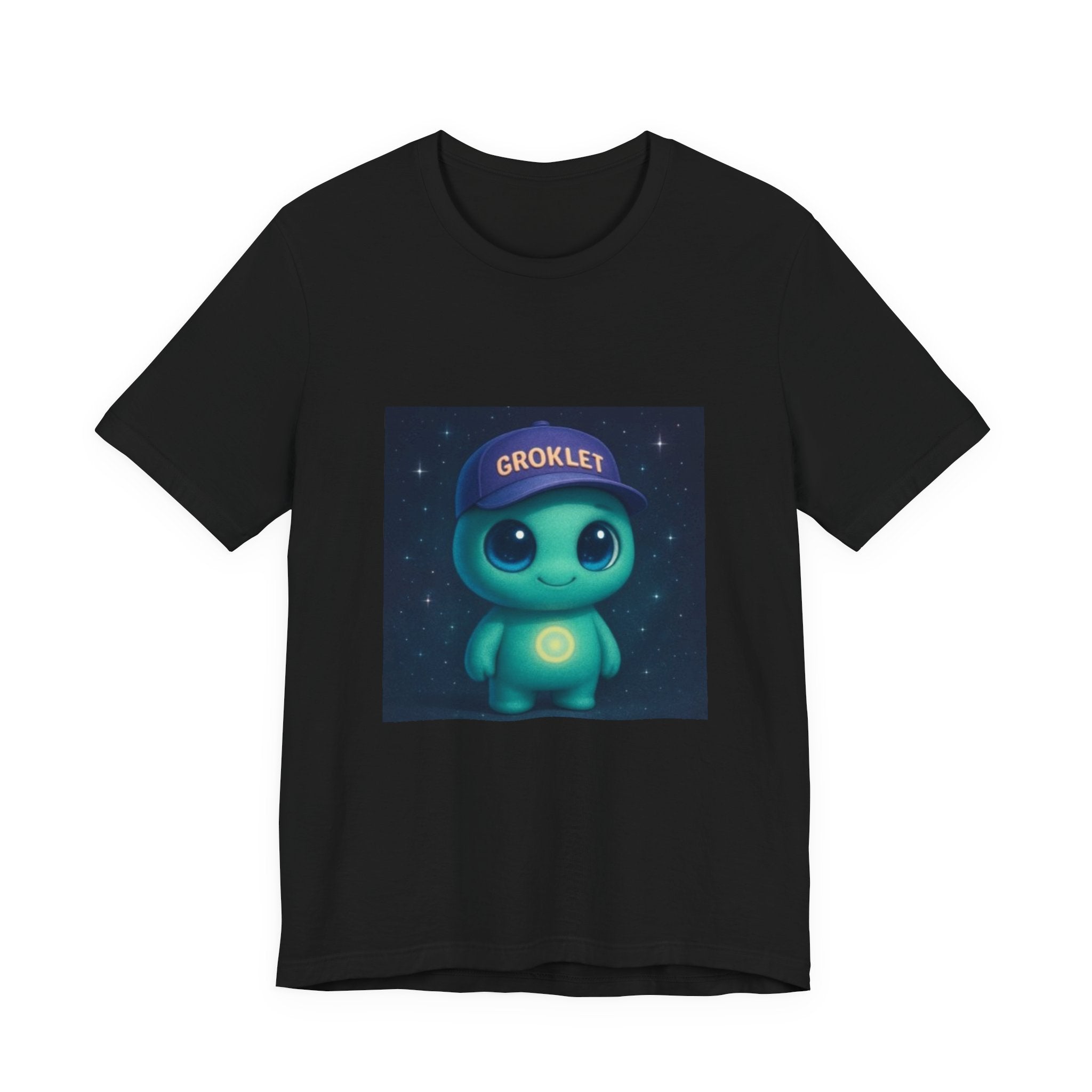 Groklet Alien Tee — Cute Glowing Space Creature T-Shirt