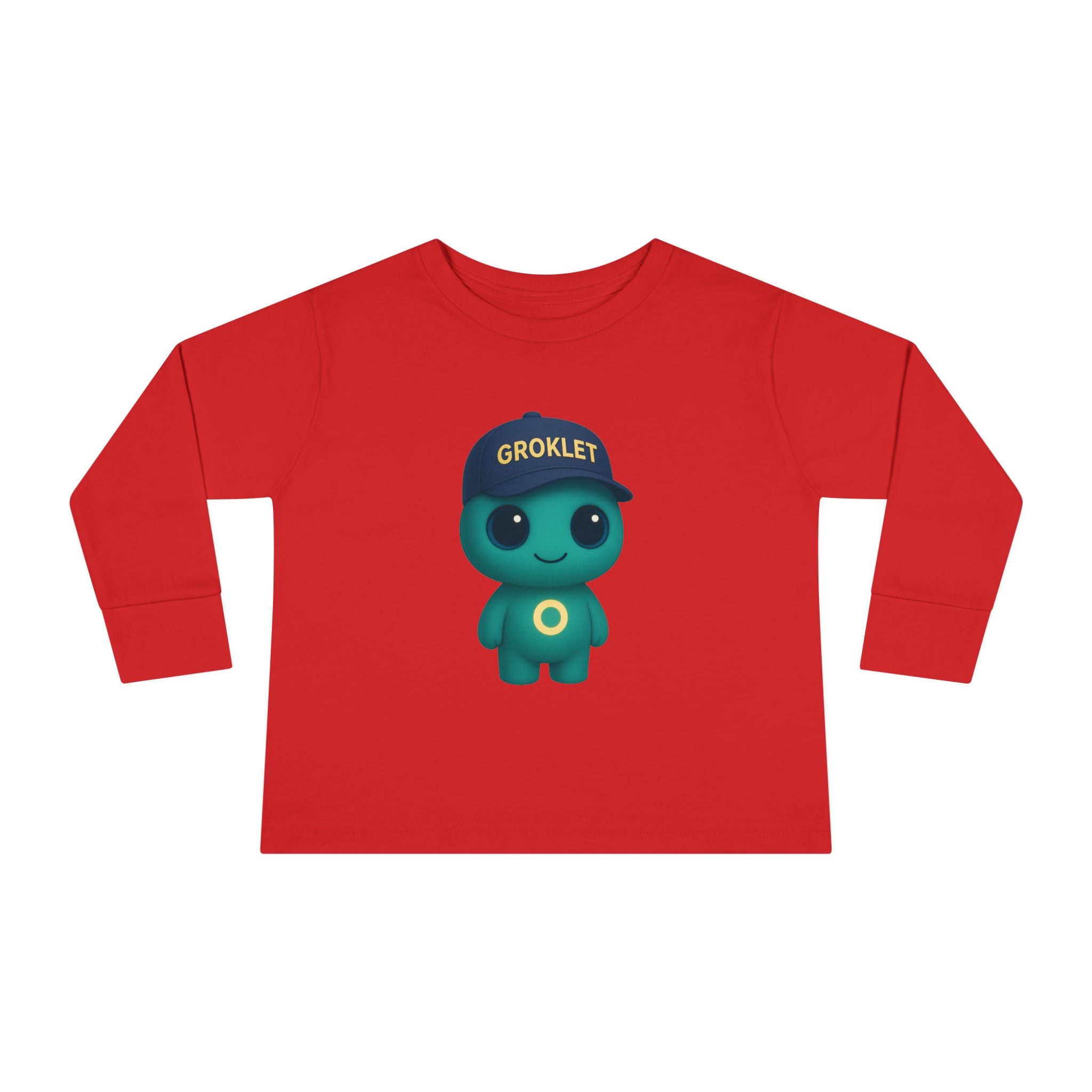 Groklet Kid Tee — Cute Alien Toddler Long Sleeve Shirt