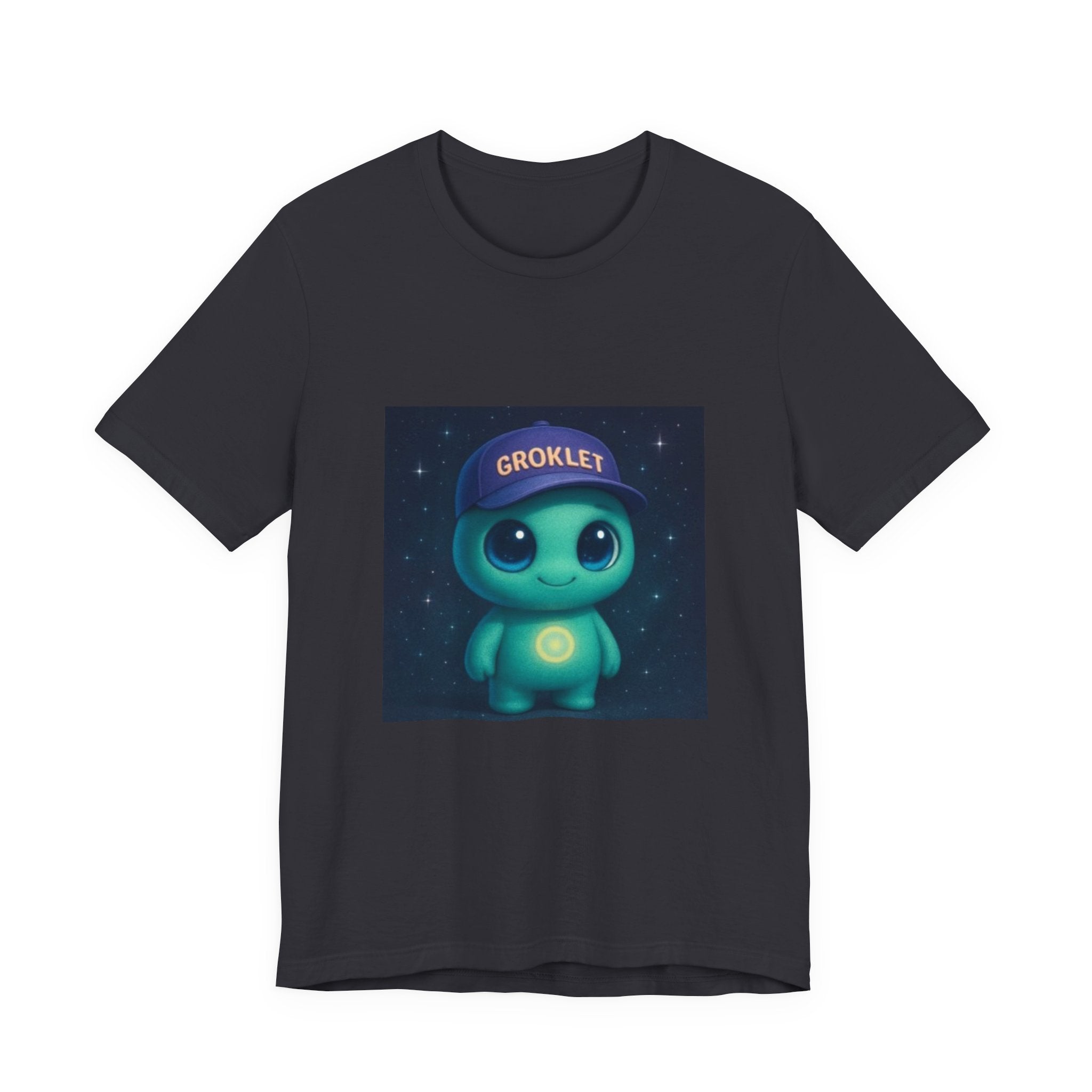 Groklet Alien Tee — Cute Glowing Space Creature T-Shirt