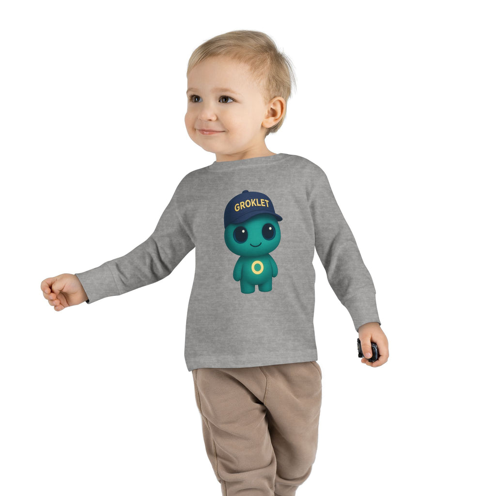 Groklet Kid Tee — Cute Alien Toddler Long Sleeve Shirt
