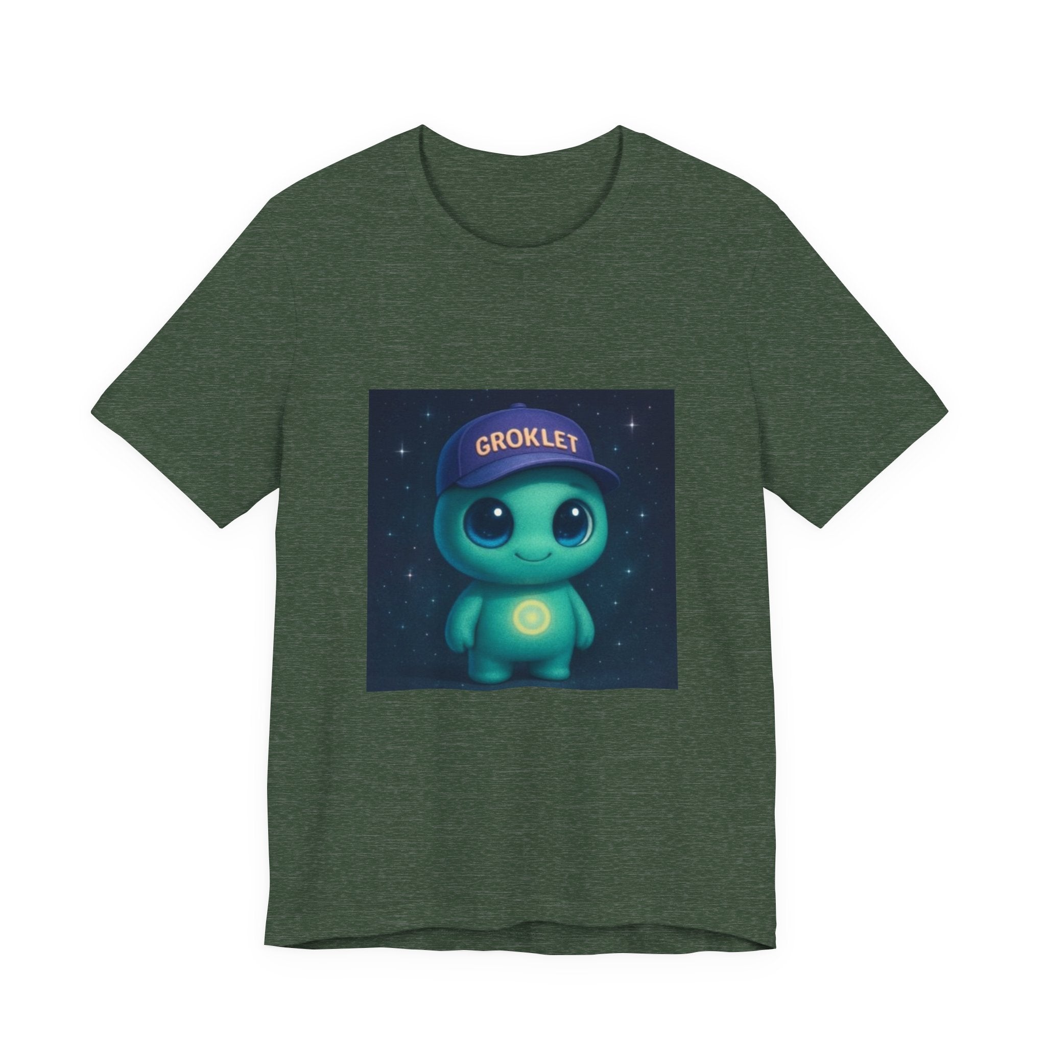 Groklet Alien Tee — Cute Glowing Space Creature T-Shirt