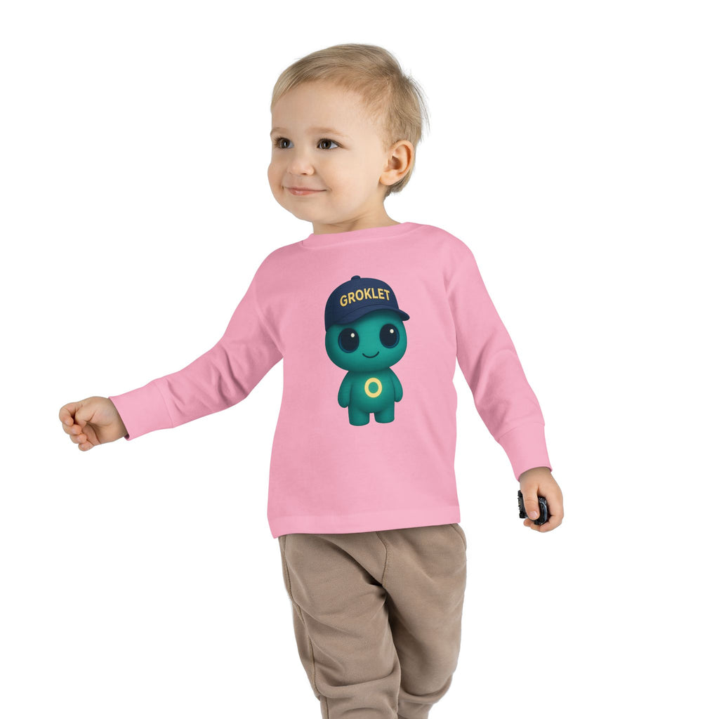 Groklet Kid Tee — Cute Alien Toddler Long Sleeve Shirt