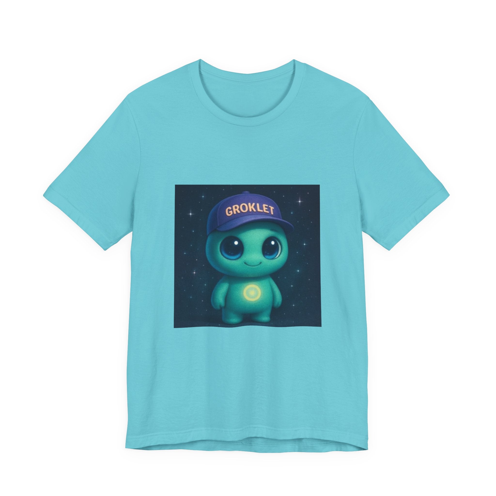Groklet Alien Tee — Cute Glowing Space Creature T-Shirt