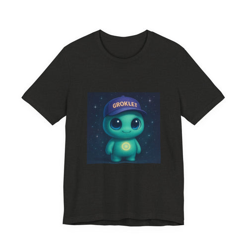 Groklet Alien Tee — Cute Glowing Space Creature T-Shirt