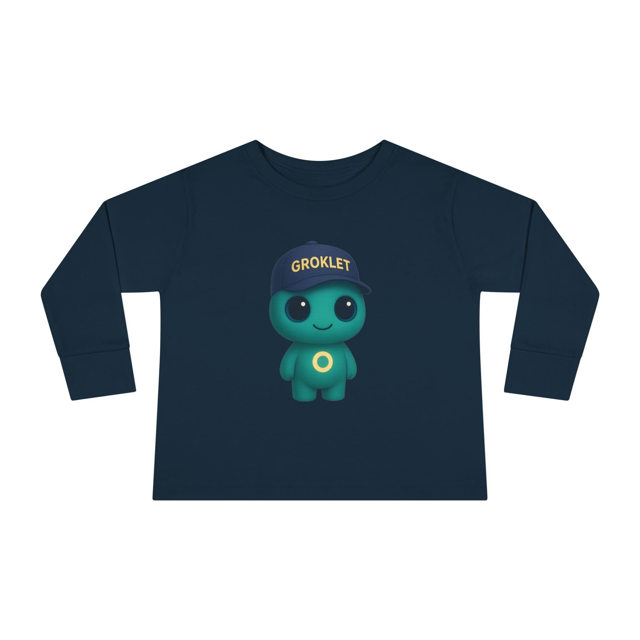 Groklet Kid Tee — Cute Alien Toddler Long Sleeve Shirt