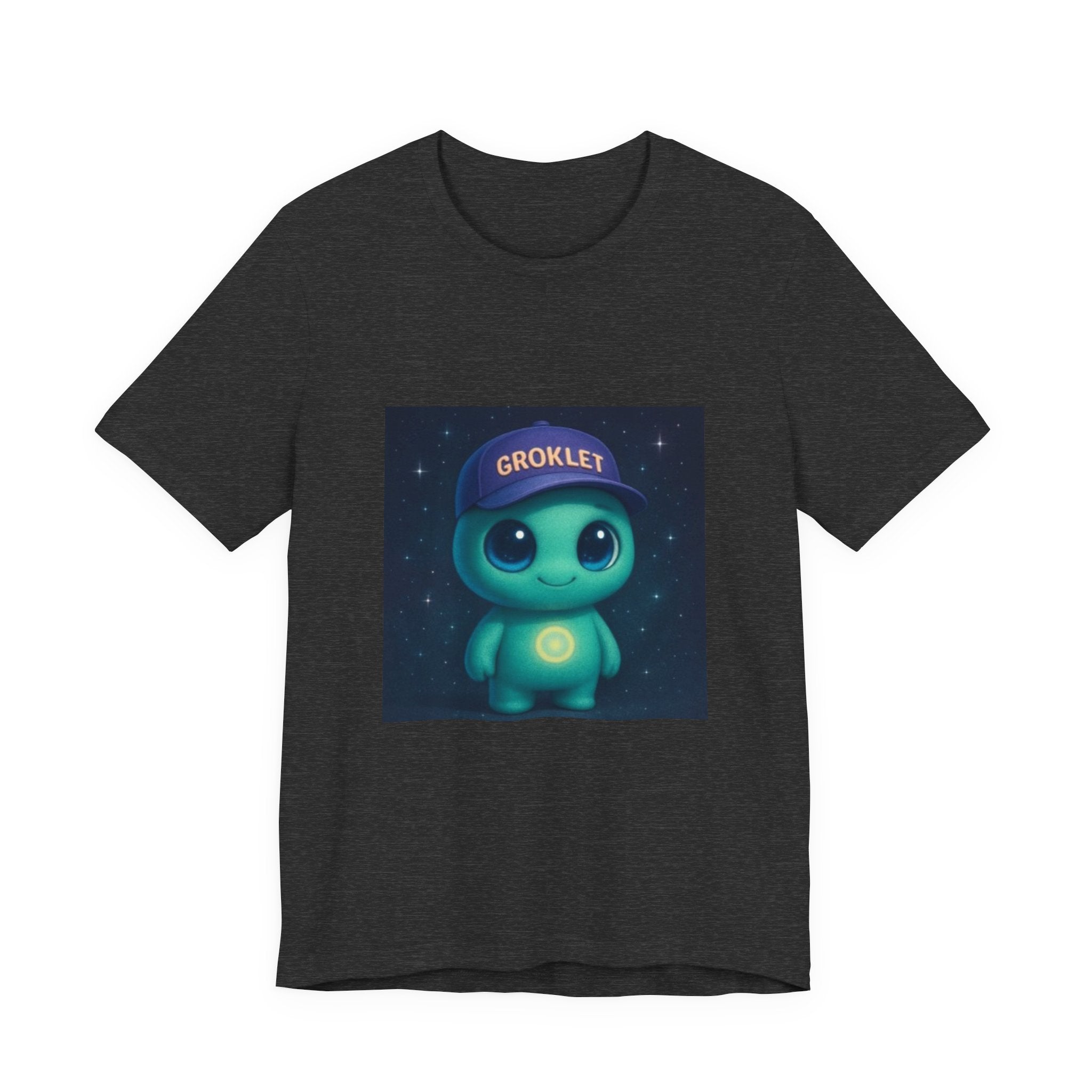 Groklet Alien Tee — Cute Glowing Space Creature T-Shirt
